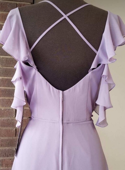 Morí Lee French lilac Dress (size 10) - Picture 5 of 6